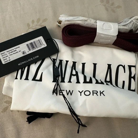 MZ Wallace burgundy Gramercy Nylon Crossbody Bag - Picture 6 of 6